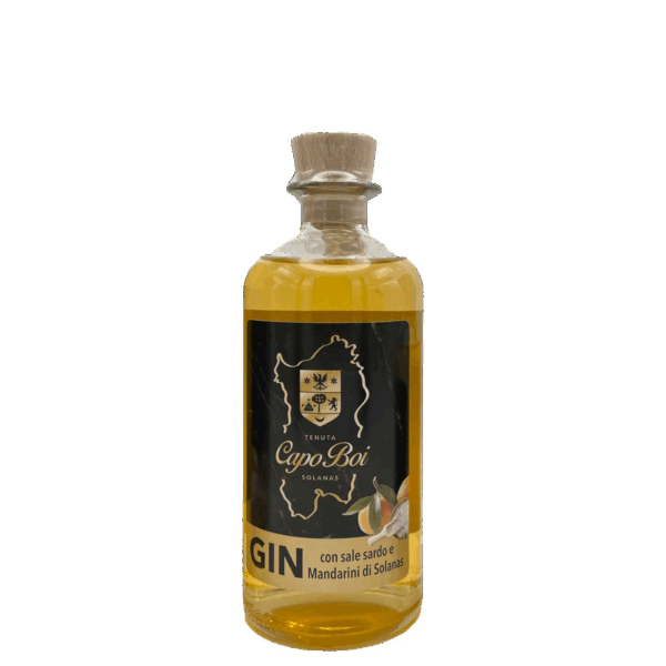 Gin con sale marino sardo e mandarini di Solanas 20 cl