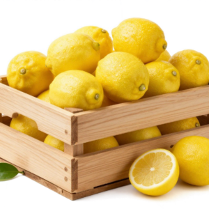 Cassetta in legno + 15 kg dí limoni biologici di Solanas